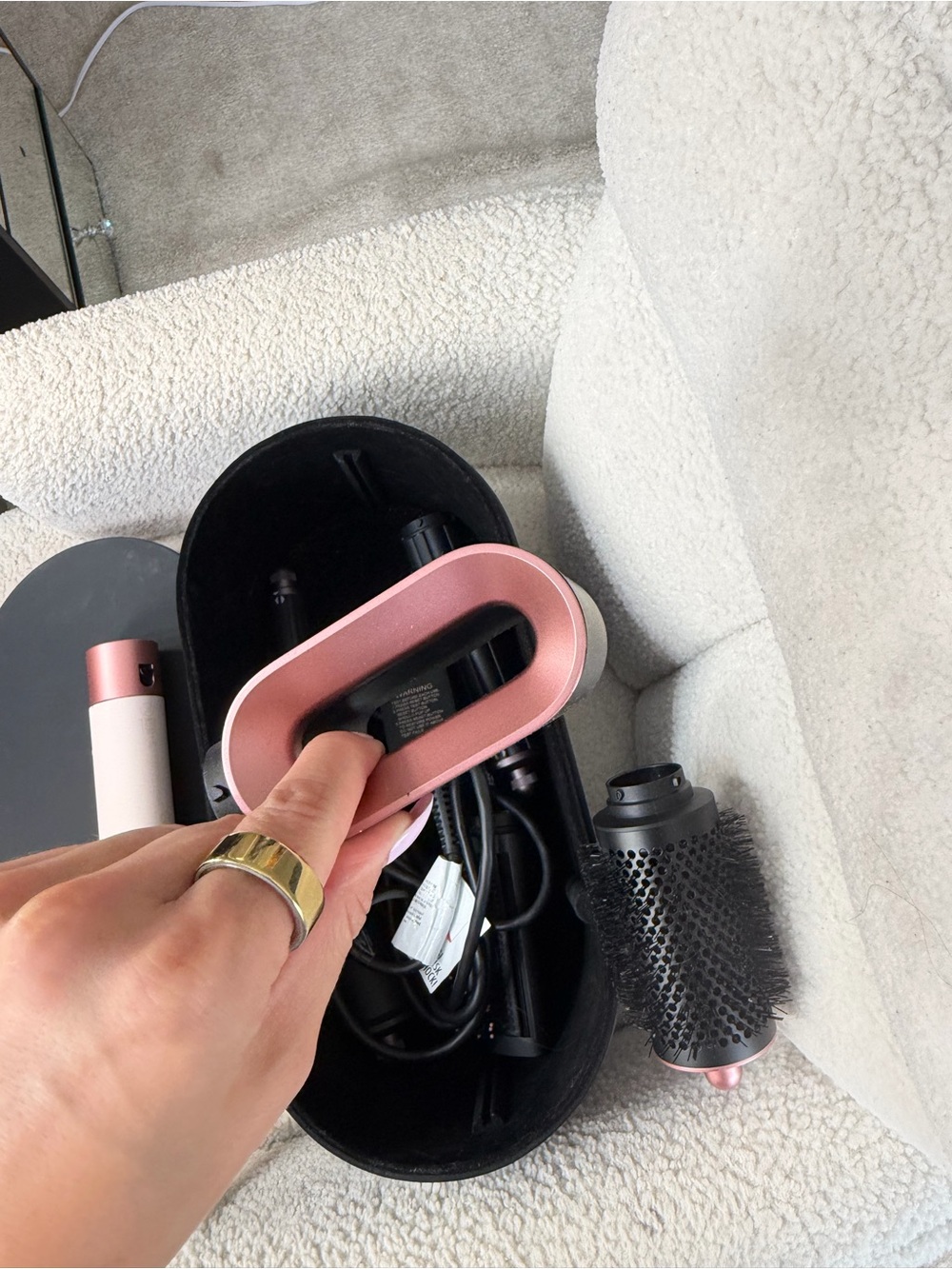 Pink and Rose Gold Dyson Air Wrap - Picture 4 of 9